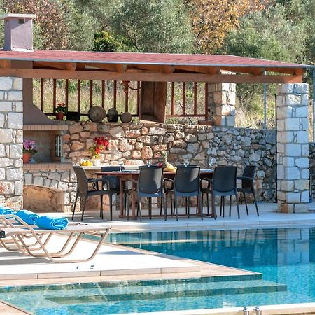 Cretan Lux Villa Heated Pool Gavalochori Exterior foto