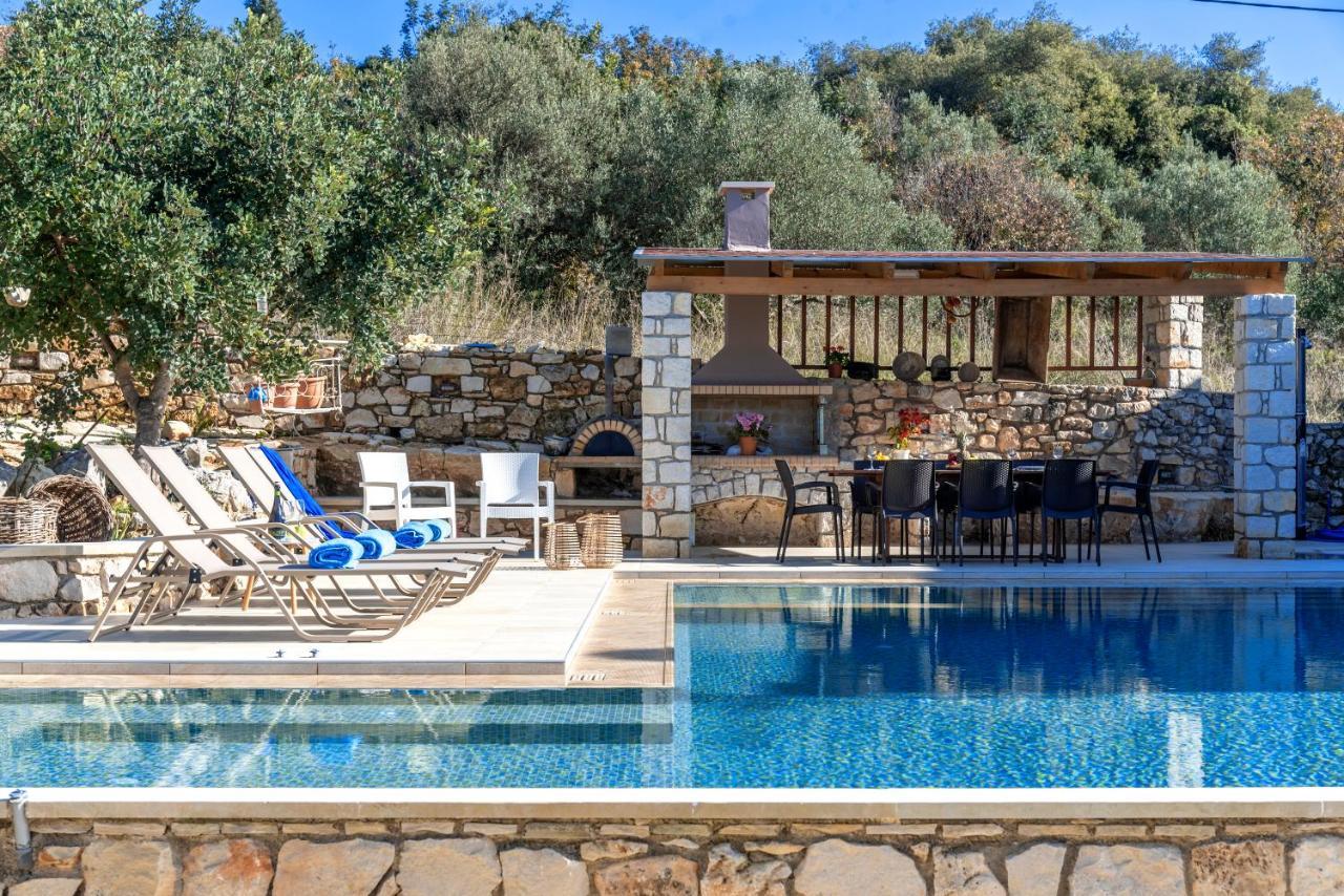 Cretan Lux Villa Heated Pool Gavalochori Exterior foto