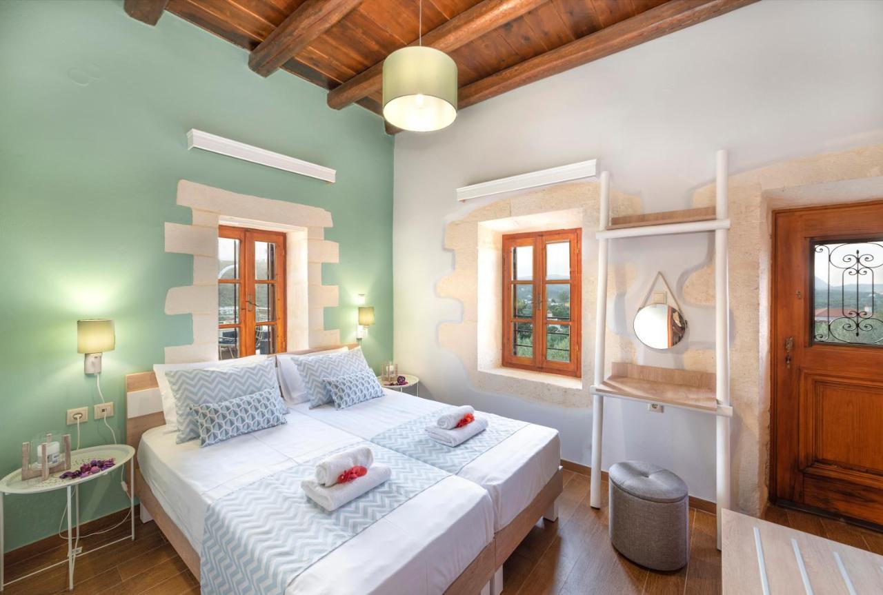 Cretan Lux Villa Heated Pool Gavalochori Exterior foto