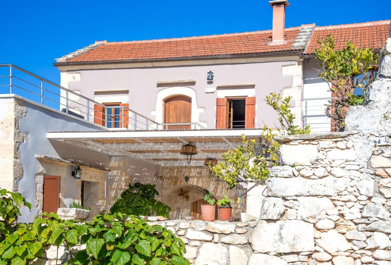 Cretan Lux Villa Heated Pool Gavalochori Exterior foto