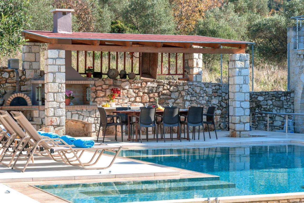 Cretan Lux Villa Heated Pool Gavalochori Exterior foto