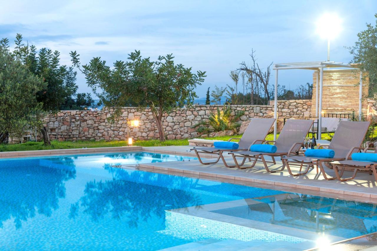 Cretan Lux Villa Heated Pool Gavalochori Exterior foto